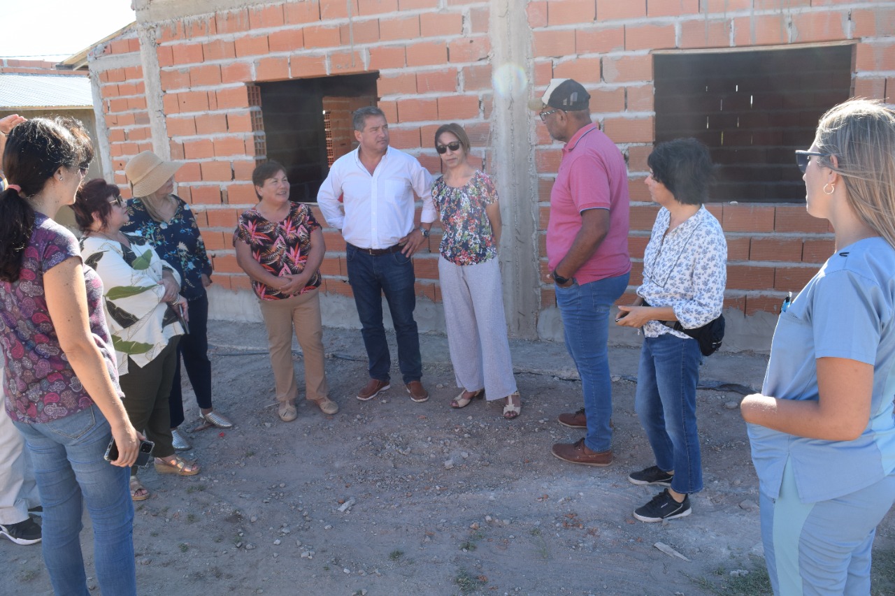 Visita de Obras de viviendas para afiliados en Strobel