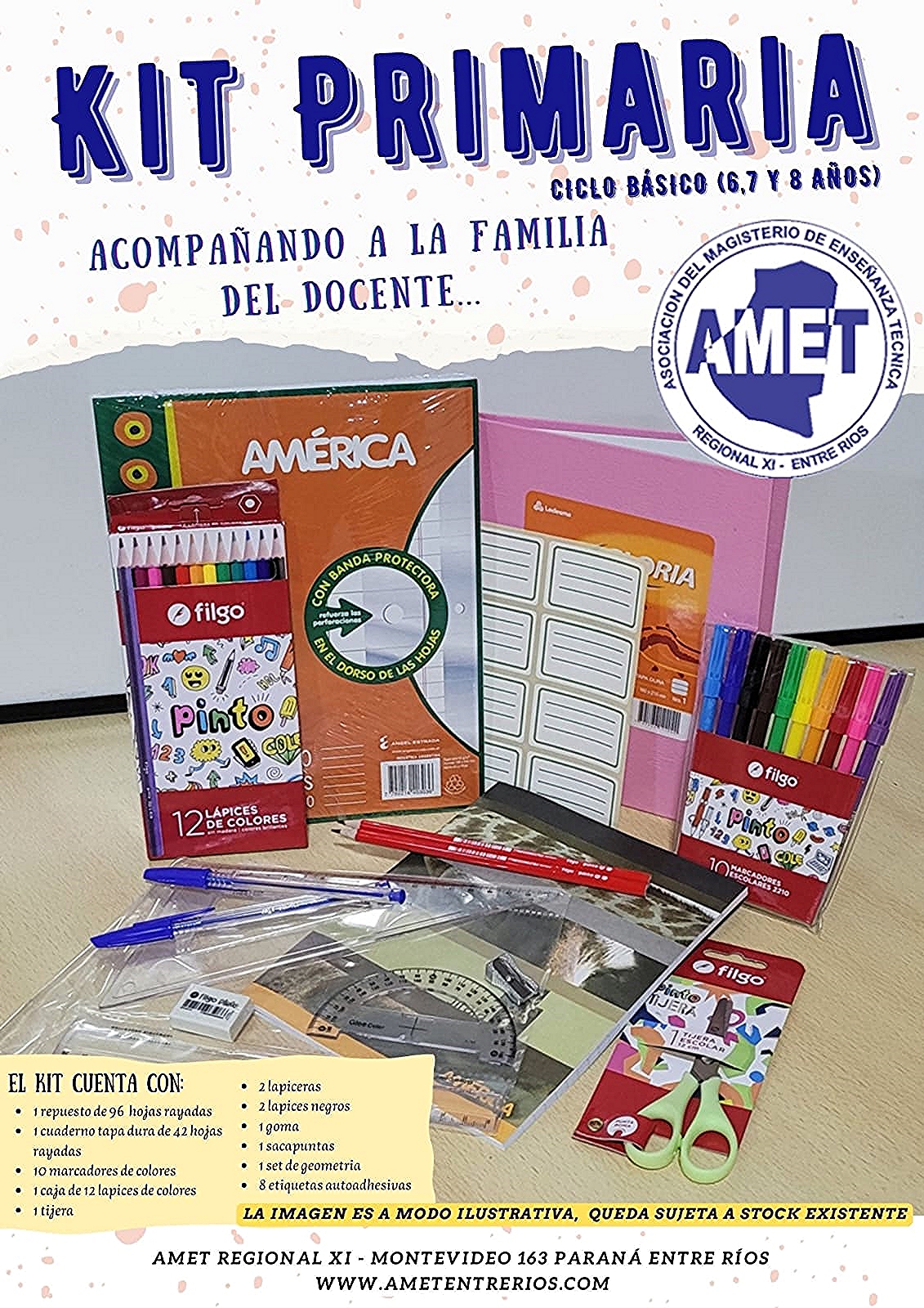 Entrega de los Kits Escolares 2024 de AMET