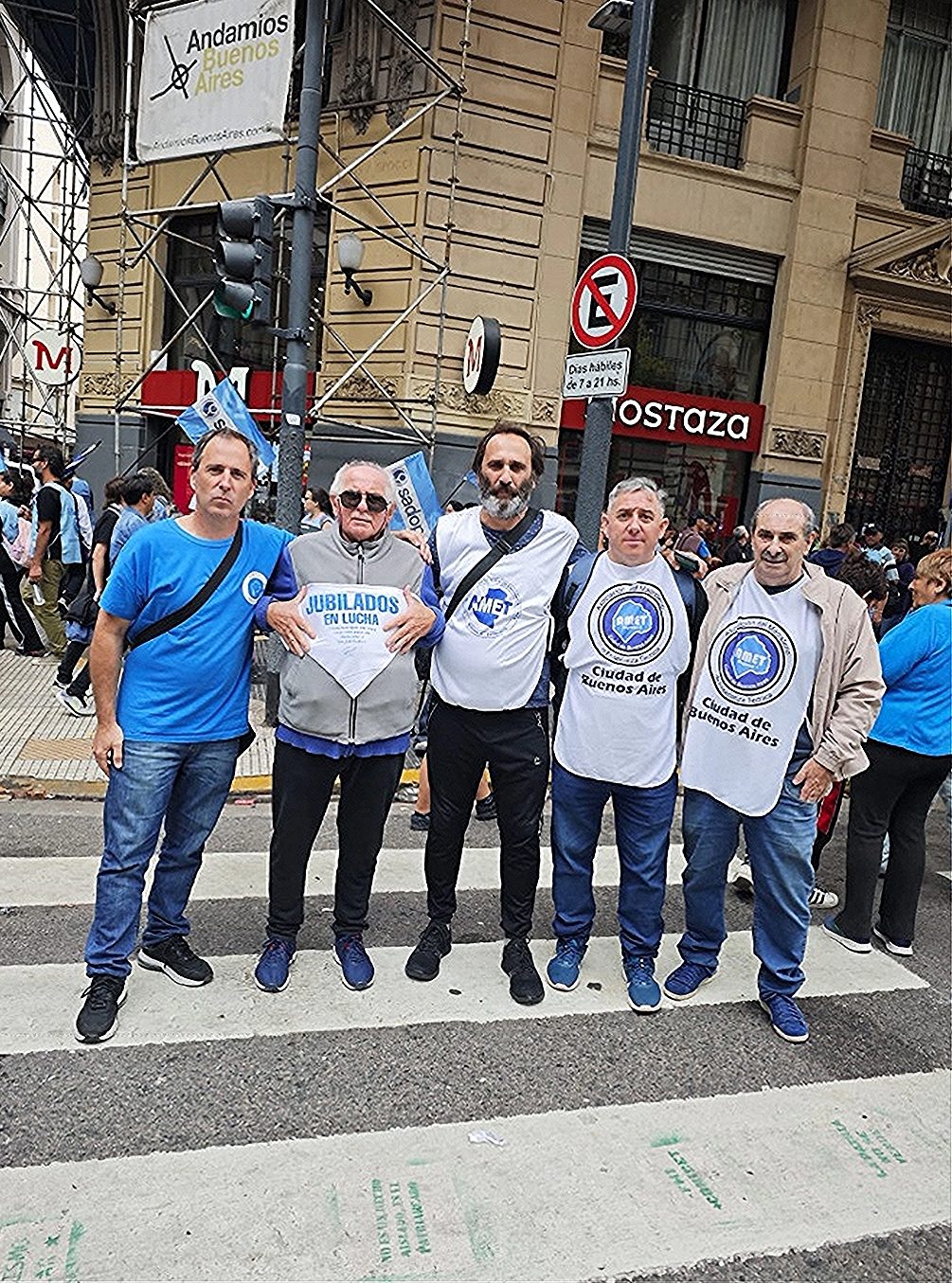AMET participó en la movilización en CABA y en el Túnel PARO Nacional (2025: abril, 10)